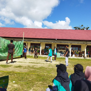 Lomba voli terpal HUT RI ke 77