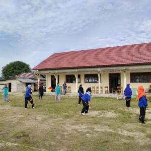 Lomba voli terpal perayaan HUR RI ke 77
