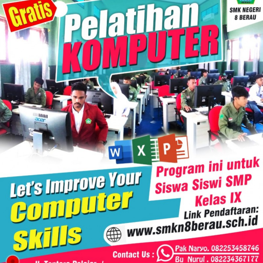 Pelatihan Komputer GRATIS untuk Siswa Siswi Kelas IX SMP